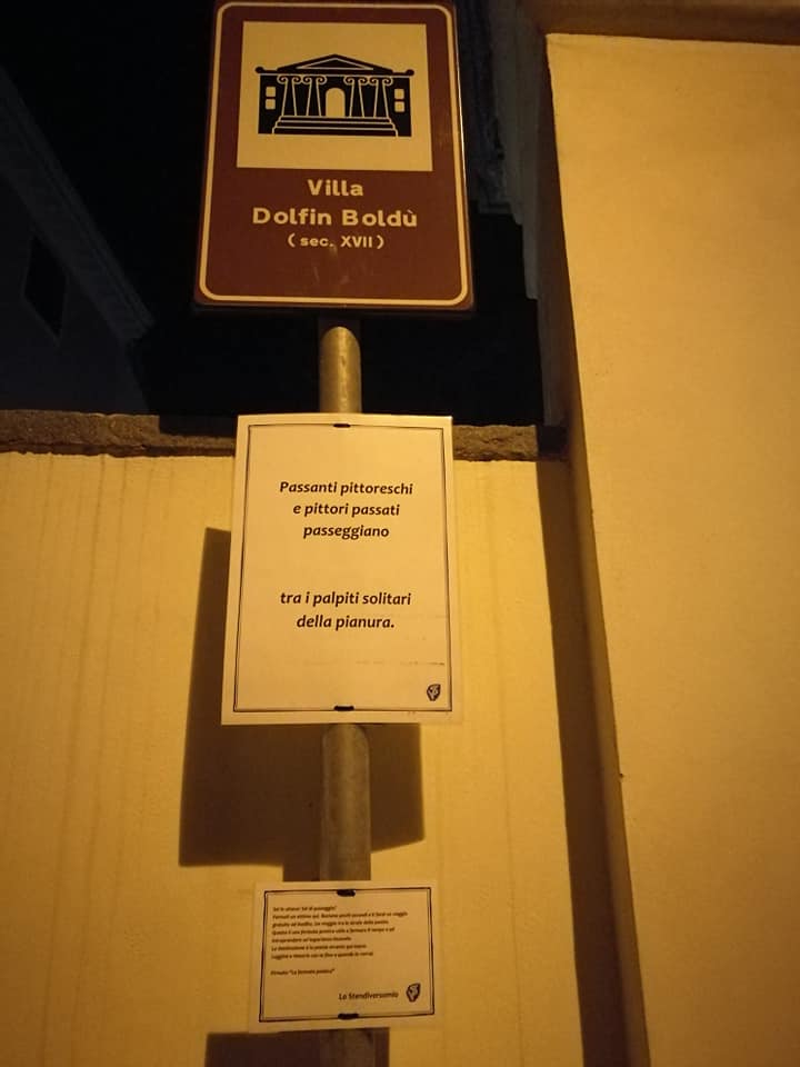 Passanti e la biblioteca