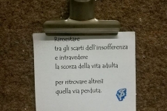 Appunti poetici da bacheca