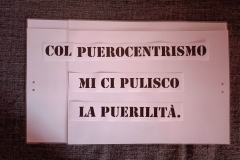 Col puerocentrismo stampa