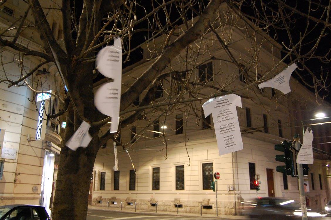 albero del bucato poetico di Ancona
