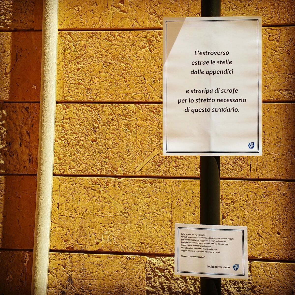 La fermata poetica dell'estroverso