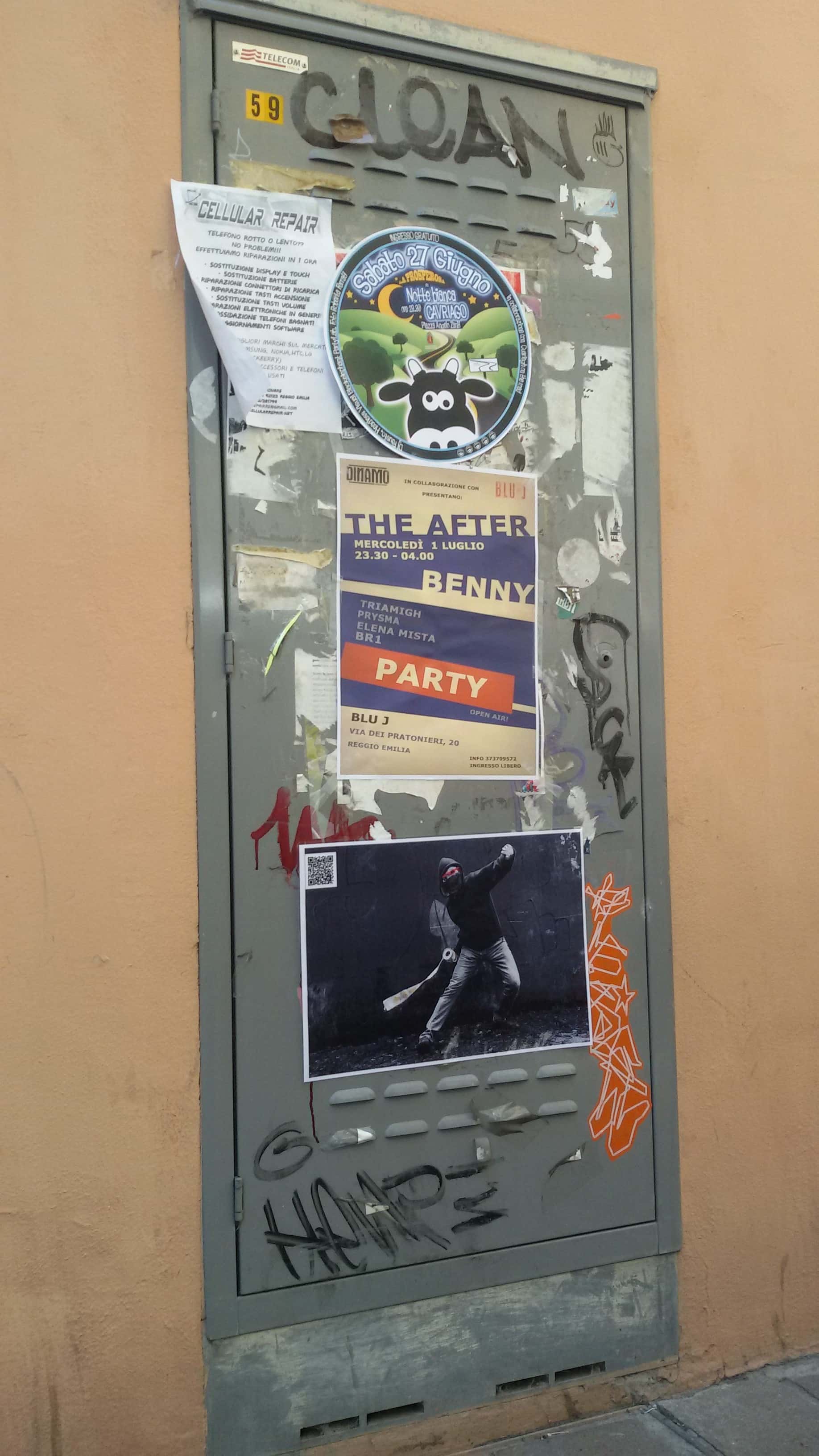 Paper Banksy a Reggio Emilia