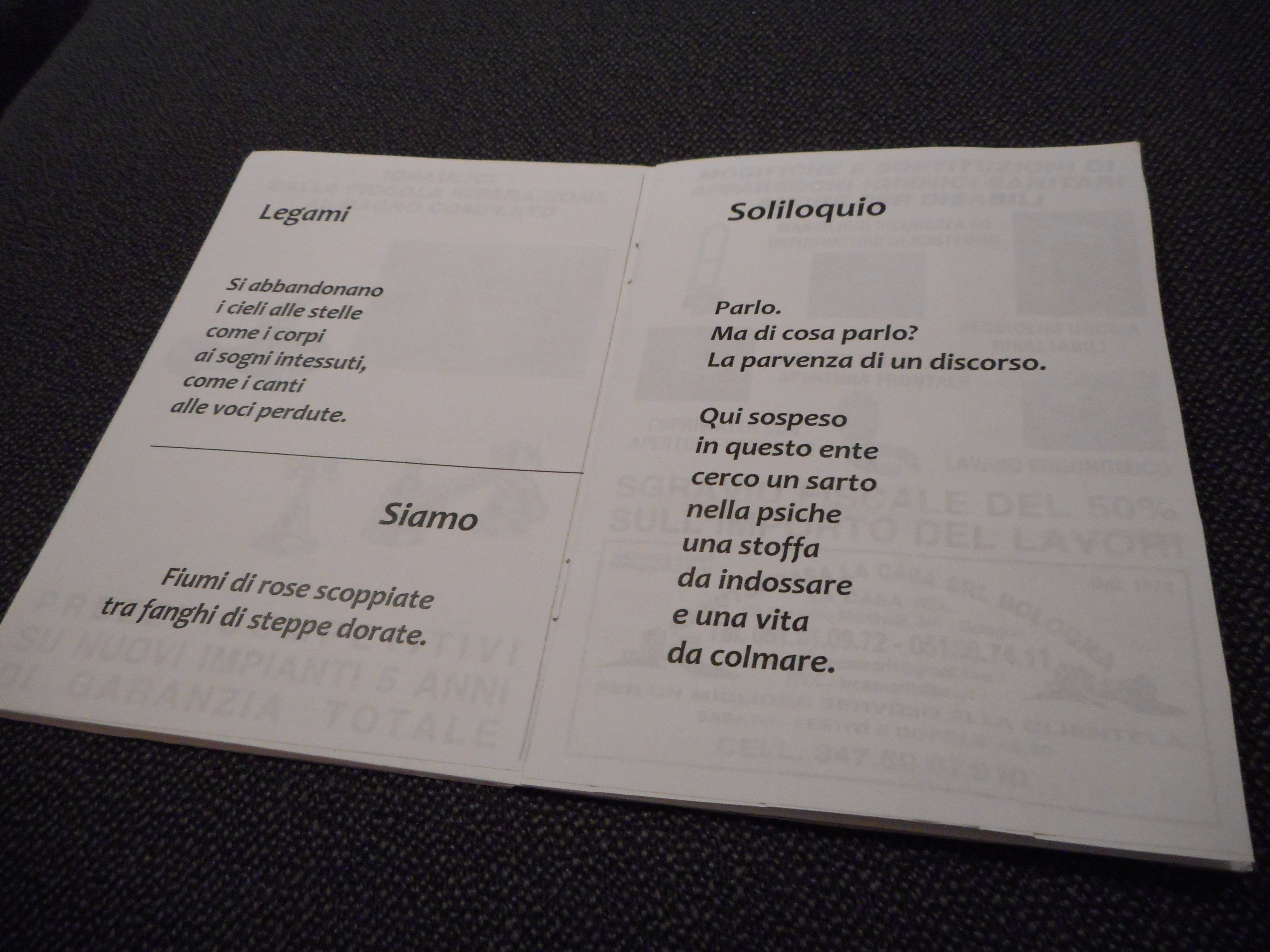 poesia sfuse