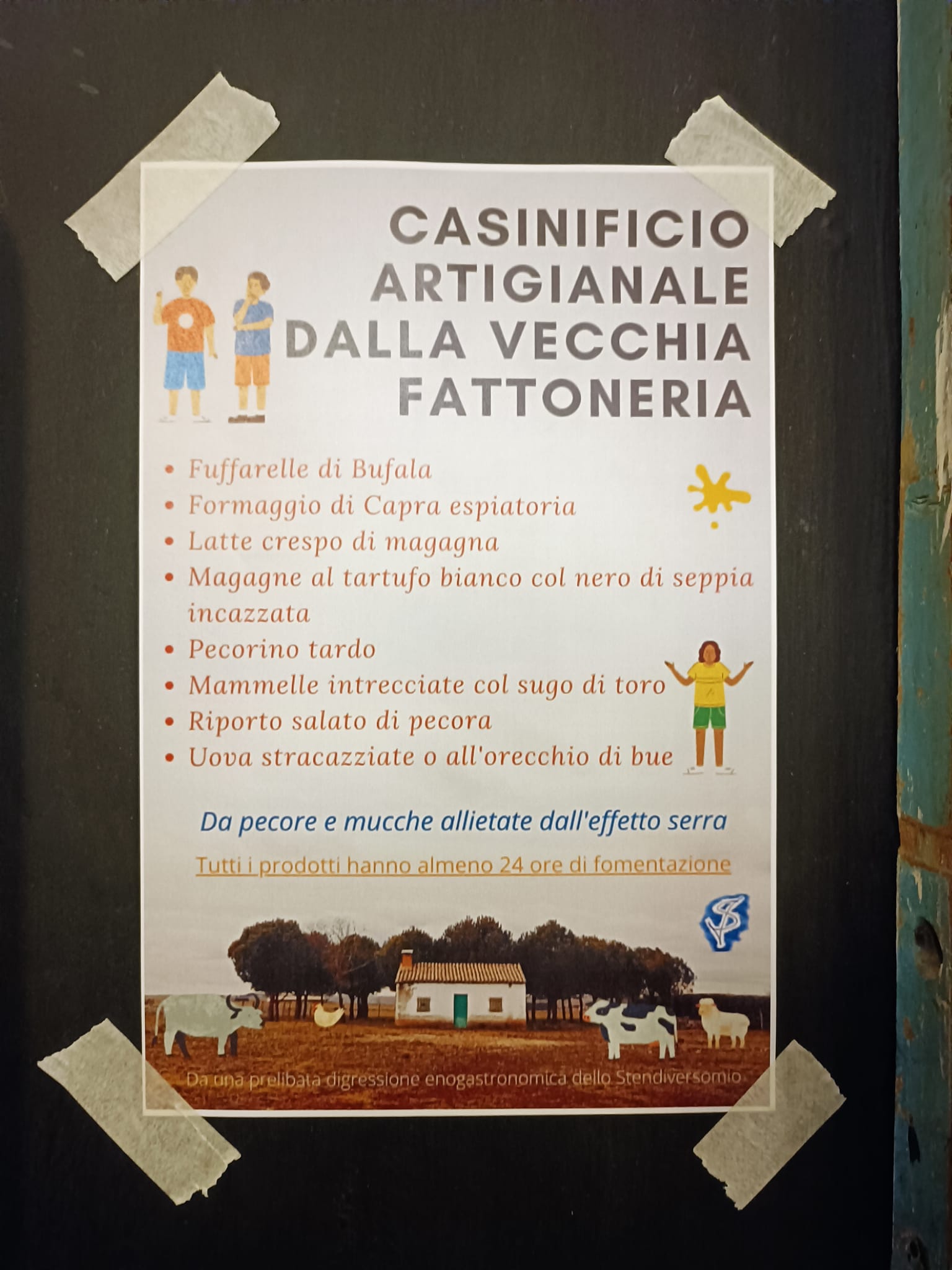La focacceria genovese Sant'Agostino Gran Torino e i suoi manifesti all'avanguardia