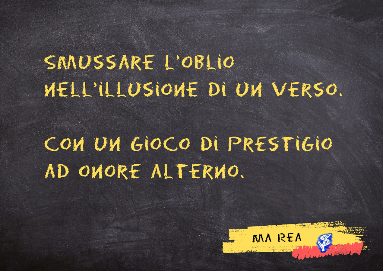 Smussare l’oblio