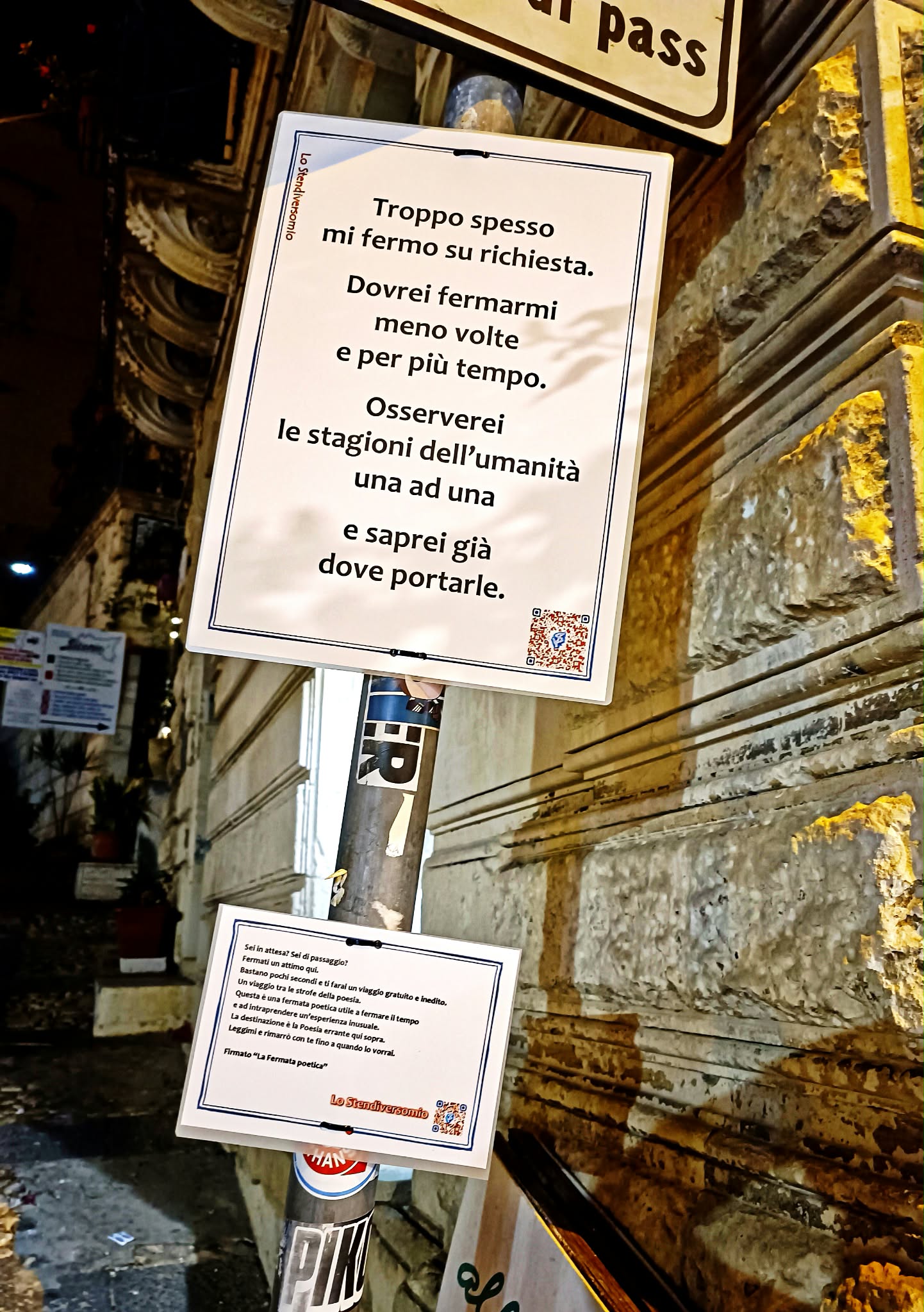 Noto in erranti versi urbani